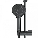 F0190022 Gem душ.комплект: ручн.душ 1 ф-ция d 110 мм, штанга 700, шланг 1 750 мм, черный, шт.