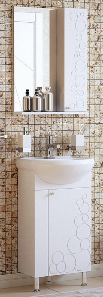 Тумба под раковину Corozo Орфей 45 белая SD-00000384