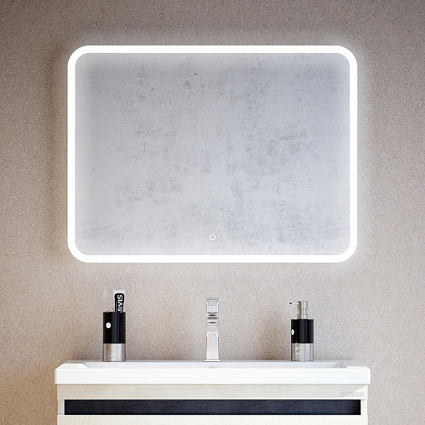 Зеркало Corozo LED "Альбано 915х685", сенсор