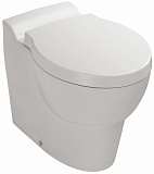 Унитаз напольный приставной Jacob Delafon Ove E1584-00, сиденье с микролифтом, под скрытый бачок