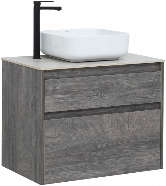 Тумба под раковину Aquanet Nova Lite 75 дуб рошелье (2 ящика) 00242273