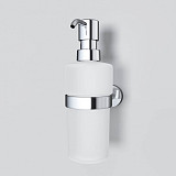 A7436900 Sense L, Стеклянный диспенсер для жидкого мыла с настенным держателем, хром