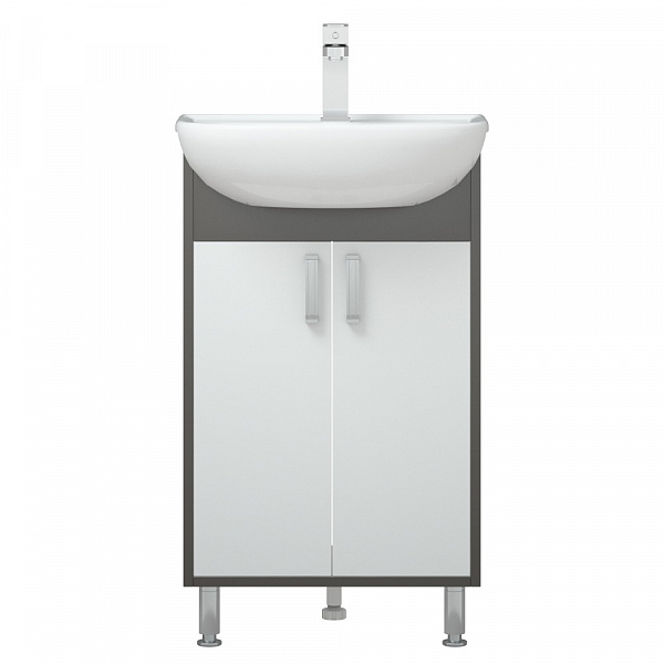 Тумба Corozo "Спектр 50", серая, Уют 50 SD-00000707