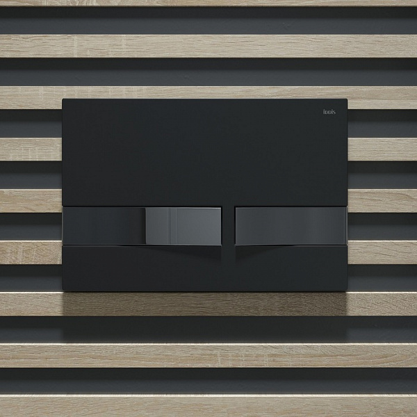 Клавиша смыва, универсальная, чёрный, Unifix, 006, IDDIS, UNI06BCi77