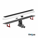 Душевой лоток Pestan Confluo Premium Line 550 Black Glass