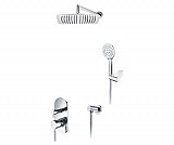 Встраиваемый комплект для душа с верхней душевой насадкой и лейкой Wasserkraft A16169