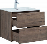 Тумба под раковину Aquanet Lino 60 (Flat) дуб веллингтон 00287541