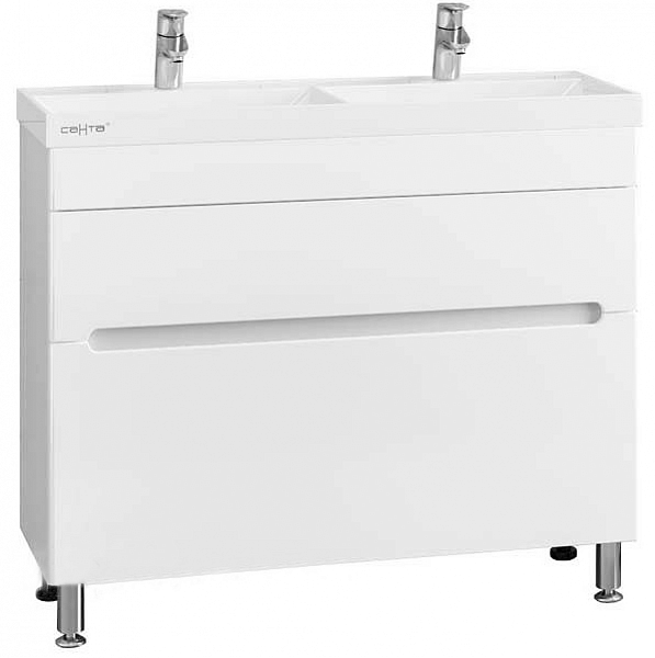 Тумба напольная Лондон 100 Санта 700174 (под раковину Юпитер с двойной чашей )