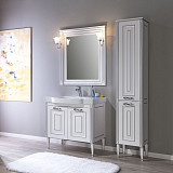 Тумба под раковину Aquanet Паола 120 белый/серебро 00181763