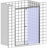 Душевая дверь Wasserkraft Dinkel 58R05