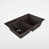 Мойка для кухни Aquaton Делия 78 DBL 2 чаши кофе 1A723132DE280