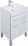 Тумба под раковину Aquanet Верона 58 белый (напольная 1 ящик 2 дверцы) 00182507