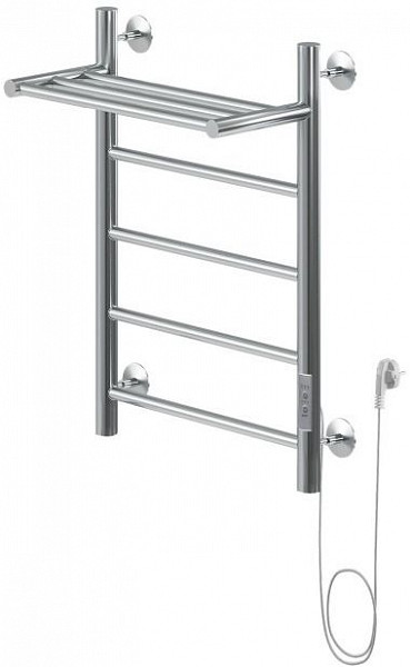 Полотенцесушитель электрический Aquanet Mauro 60х40 Тэн справа , с полкой 00282005