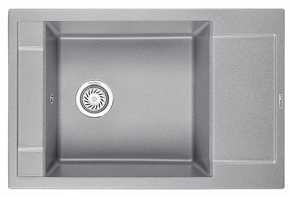 Мойка кухонная Granula прямоугольная кварц 7806, БАЗАЛЬТ