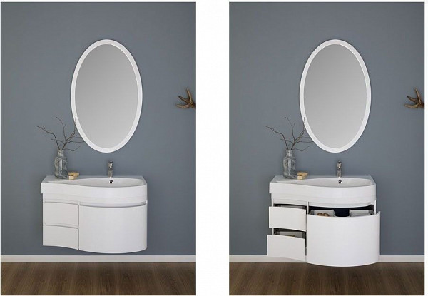 Зеркало Aquanet Сопрано 70 белый 00169607