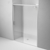 W90G-150-1-195MM Gem Solo Дверь душевая 150х195, стекло матовое, профиль матовый хром