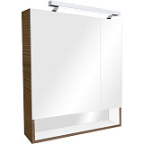 Зеркальный шкаф Roca The Gap 80 тиковое дерево ZRU9302846