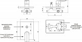 Смеситель для душа Aquanet Static Black AF330-51B (с внутренней частью) AF330-51B