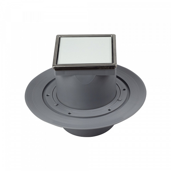 Confluo Standard 10х10 Vertical Dry White Glass Pestan