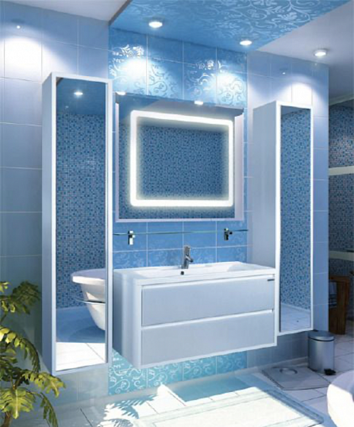 Шкаф-пенал Акватон Римини 35x168 1A232703RN010