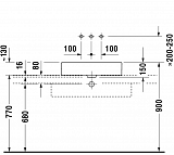 Раковина Duravit Vero 045560 alpin