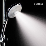 TSH0601 Душ.гарнитур(стойка 710мм,лейка 5F D125мм,шланг нерж.сталь 1,5м)