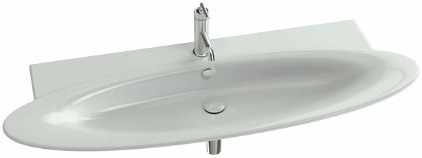 Подвесная раковина-столешница Jacob Delafon Presquile 130х50 см E4435-00