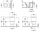 Унитаз-компакт Duravit Darling New 2138090000 напольный с бачком 0931100005