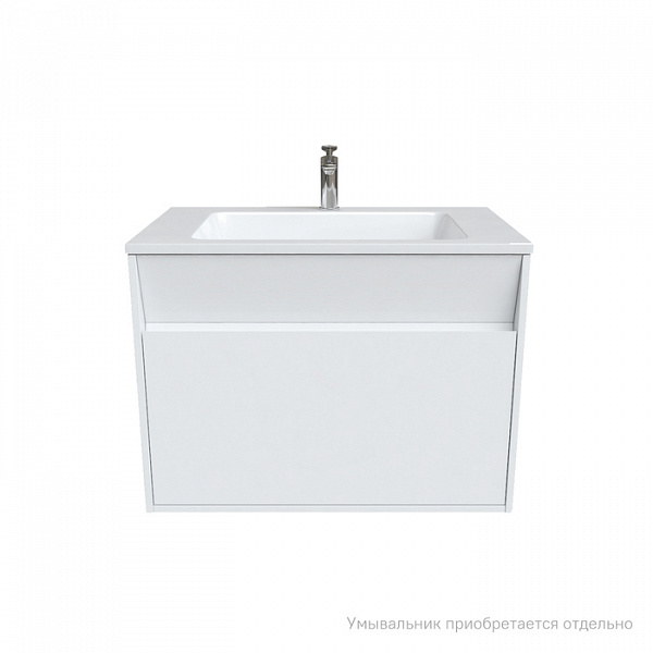 Тумба подвесная с ящиком, белая, 80 см, Esper, IDDIS, ESP80W0i95. Подходит ум. 4508000i28