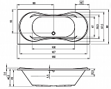 Акриловая ванна Riho Supreme 180x80 B012001005