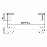 Держатель бумажных полотенец Wasserkraft Rhein K-6291