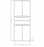 Колонна Лондон 60 подвесная Санта 524002