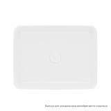 Белый глянцевый умывальник накладной, Slide, IDDIS, SLIWS02i27