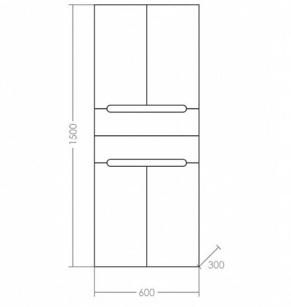 Колонна Лондон 60 подвесная Санта 524002
