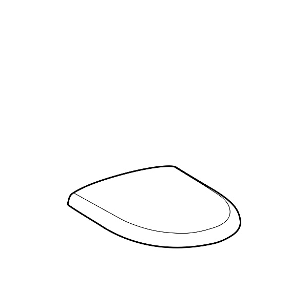 Крышка-сиденье микролифт Geberit Renova 573025000 с микролифтом