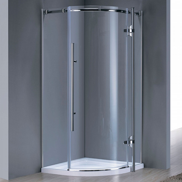 Душевой уголок Grossman GR-5090 Style 90*90*190 полукруг, дверь Распашная