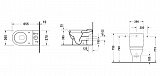 Унитаз-компакт Duravit Starck 3 0126090000 напольный с бачком 0920100005