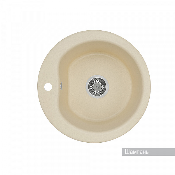 Мойка для кухни Aquaton Мида круглая шампань 1A712732MD290