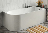 Ванна акриловая Azario LUTON 1700x800x580, свободностоящая, в комплекте с сифоном и металлической рамой, ПРАВАЯ, белая ( LUT17080 R )