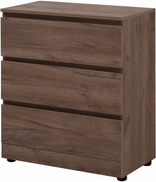 Комод Aquanet Сканди 700x400 Дуб крафт (3 ящика) 00302550