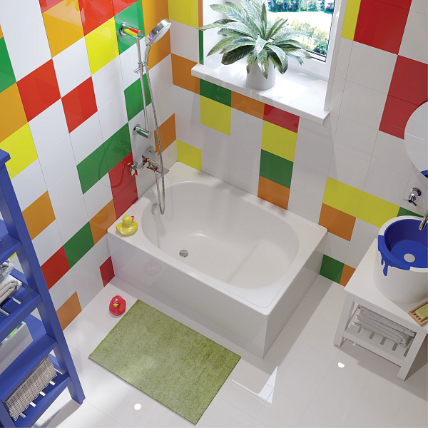 Ванна стальная "Koller Pool" 1050x700 с сиденьем