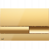 Клавиша смыва AlcaPlast M1745 золотая