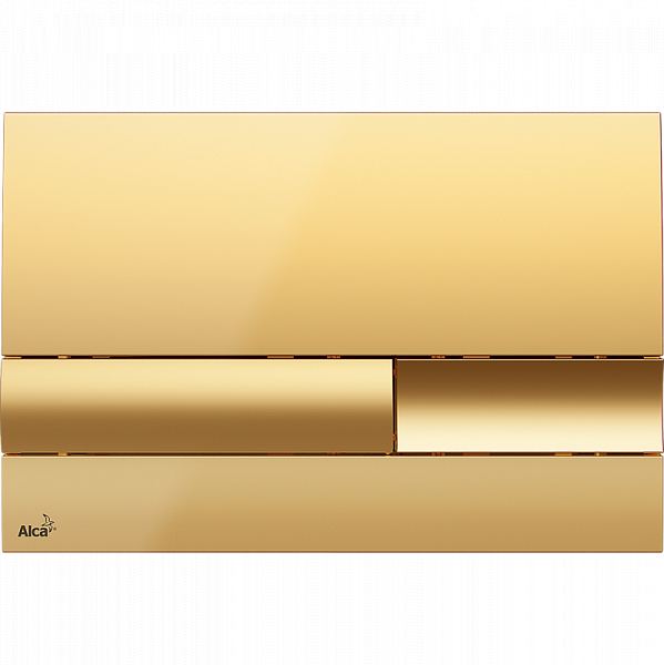 Клавиша смыва AlcaPlast M1745 золотая