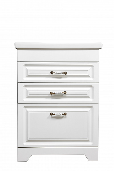 Тумба "Кармела 60", 3 ящ., ольха белая, Сомо 60