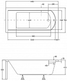 Акриловая ванна Besco Shea 150x70 WAS-150-PK