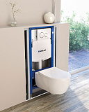 Унитаз с инсталляцией Geberit iCon 500.362.TC.I с горизонтальным выпуском
