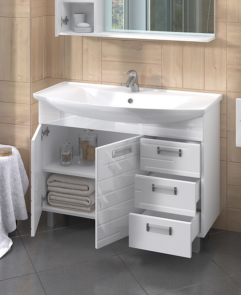 Тумба под раковину VIGO Diana 100 см tn.DIA.STI.100.2D.3Y