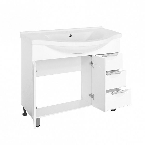 Тумба Style line Жасмин 100 под раковину Эльбрус 100