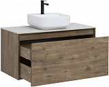 Тумба под раковину Aquanet Nova Lite 100 дуб рустикальный (1 ящик) 00249520