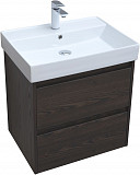 Тумба под раковину Aquanet Nova Lite 60 дуб черный (2 ящика) 00287894
